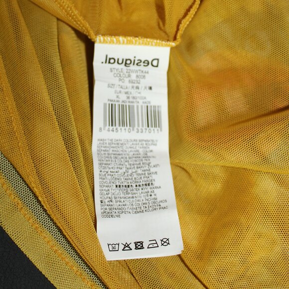 Desigual Christian Lacroix Designed top, Sheer, Mesh, Size EU - XL US M/L - Picture 6 of 7